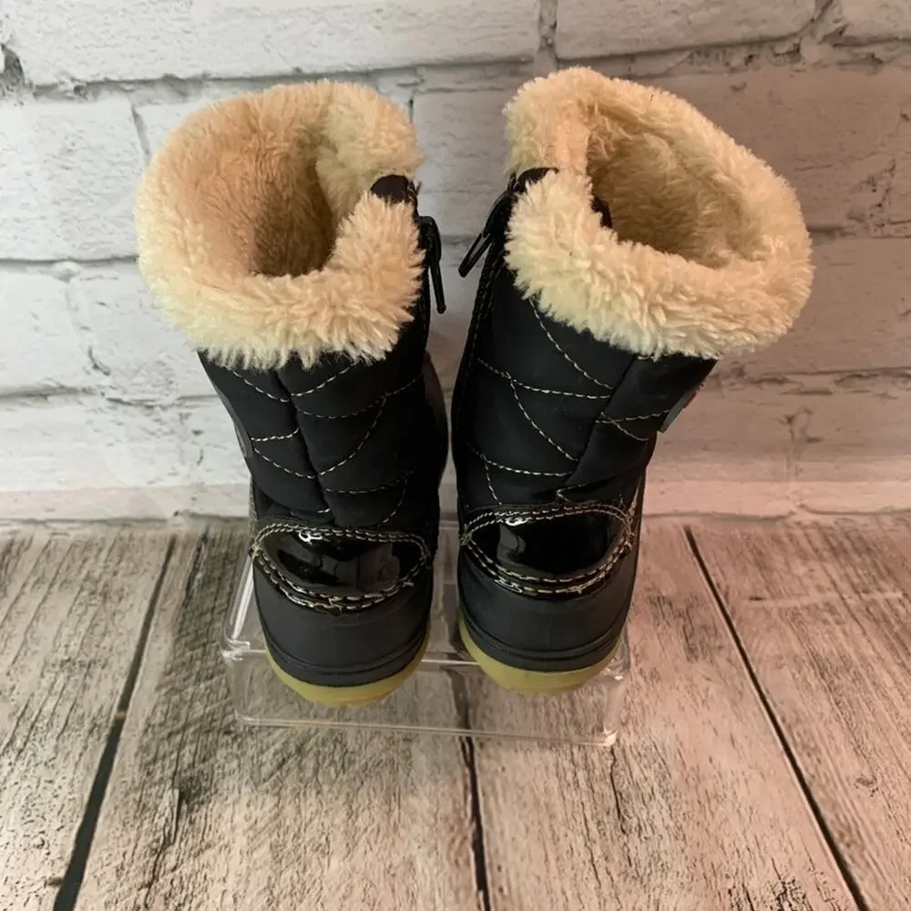 KHOMBU Girl’s Black Cold Weather Boots / Size: 7